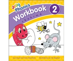 KNYGA Sara Wernham Jolly Phonics Workbook 2, in Precursive Letters (British English edition)