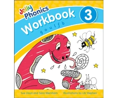 KNYGA Sara Wernham Jolly Phonics Workbook 3, in Precursive Letters (British English edition)