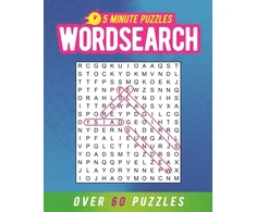 KNYGA Bookshop Saunders Eric 5 Minute Puzzles: Wordsearch: Over 60 Puzzles