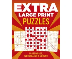 KNYGA Saunders, Eric Extra Large Print Puzzles: Crossword, Wordsearch &amp; Sudoku