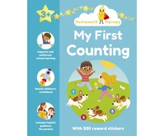 KNYGA Savery, Annabel Homework Heroes: My First Counting: With 200 Reward Stickers