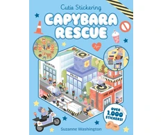 KNYGA Scholastic Cutie Stickering #2 Capybara Rescue: The Ultimate Cosy Sticker Book