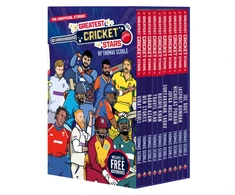 KNYGA Scoble Thomas Greatest Cricket Stars 10 Book Collection