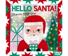 KNYGA Sharon King Chai Hello Santa!, A Christmas search-and-find mirror book