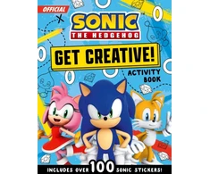 KNYGA Sonic The Hedgehog Get Creative! Sticker Activity Book