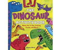 KNYGA Bookshop Stead Emily Dinosaur Activity Book: Mazes, Dot to Dot, Drawing, Puzzles, and More!
