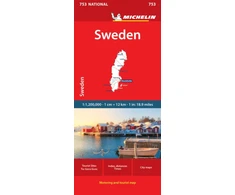 KNYGA Sweden - Michelin National Map 753