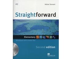 KNYGA Tennant Adrian Straightforward 2nd Edition Elementary Level Workbook with key &amp; CD