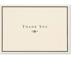 KNYGA Peter Pauper Press Thank You Notes Juodas/cream