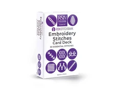 KNYGA Bookshop Royal RSN Stitch Bank: The Embroidery Stitches Card Deck: 50 Essential Stitches