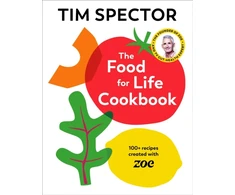 KNYGA Tim Spector Food For Life Cookbook, 100+ Recipes Created with ZOE