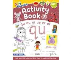 KNYGA SARA Jolly Phonics Activity Book 7: in Print Letters (American English edition)