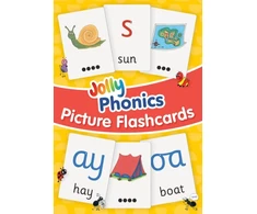 KNYGA Bookshop SARA Jolly Phonics Picture Flash Cards: in Precursive Letters