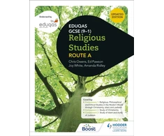 KNYGA White, Joy; Owens, Chris Eduqas GCSE (9-1) Religious Studies Route A (2022 updated edition)
