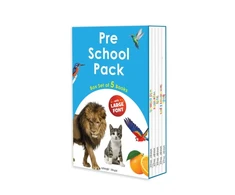 KNYGA Wonder House Books Pre School Pack: Box Set of 5 Books with Large Font