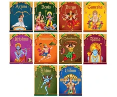 KNYGA Wonder House Books Tales from Indian Mythology (Collection of 10 Books) Story Books for Kids