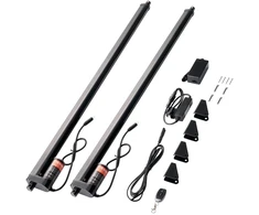 2 vnt. linijinio pavaros aktuatorių rinkinys. 76.2 cm eiga. 12V. 1000N. IP54