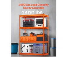 4 lentynų sandėliavimo lentyna 1088 kg oranžinė