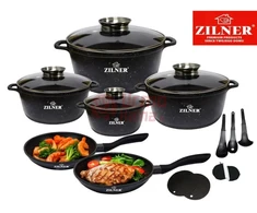 Akmens masės 17 dalių puodų rinkinys ZL-8635