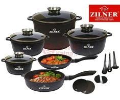Akmens masės 17 dalių puodų rinkinys ZL-8636