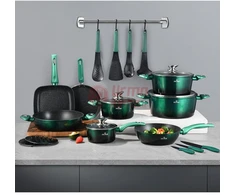 Akmens masės 21 dalies puodų rinkinys ZL-8542
