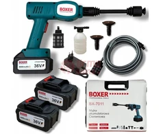 Akumuliatorinis aukšto slėgio plovimo įrenginys BOXER BX7011 550 W, 2 akumuliatoriai + kroviklis