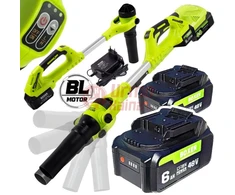 Akumuliatorinis lapų pūstuvas Boxer BX111 800 m³/h su 2 akumuliatoriais