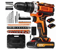 Akumuliatorinis suktuvas-gręžtuvas DrillForce Max BERIMAX su priedais