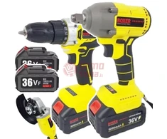 Akumuliatorinių įrankių komplektas 3in1 BOXER BX189