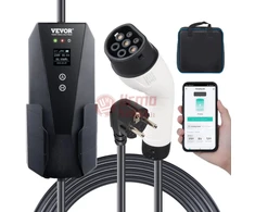 Nešiojamas EV įkroviklis VE03 Type2 37 kW 16A LCD