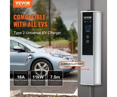 Nešiojamas EV įkroviklis VE01 Type2 11 kW 16A LCD