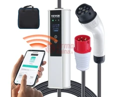 Nešiojamas EV įkroviklis VE01 Type2 11 kW 16A LCD