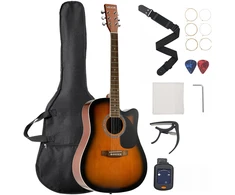 Akustinė gitara Cutaway 41 col. (1041.4 mm) su minkštu dėklu