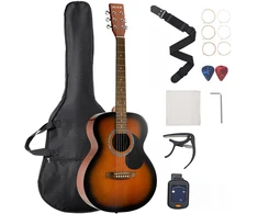 Akustinė gitara Dreadnought 40 col. (1016 mm). 6 stygos. sunburst spalvos