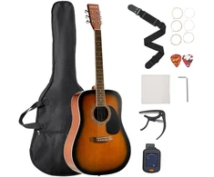 Akustinė gitara Dreadnought 41 col. (1041.4 mm). 6 stygos. sunburst spalvos