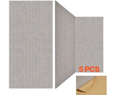Akustinės putų plokštės su klijais, 1200x600x10 mm, 5 vnt., kupranugario spalvos
