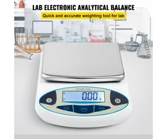 Analitinės laboratorinės svarstyklės. iki 5000 g. tikslumas 0.01 g