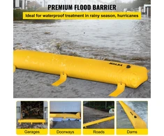 Apsauginė barjerinė žarna nuo potvynio. 24 pėdų x 12 col. PVC. geltona