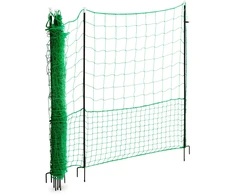 Apsauginė vištų aptvėrimo tvora 1.25 x 15 m