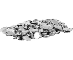 Apvalūs ženkliukai drabužiams 1000 vnt. 25 mm