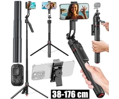 Asmenukių lazda SelfieTrack Pro BERIMAX išmanioji, su stabilizavimo ir sekimo funkcija, 176 cm