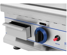 Atviras grilis Dvigubas lygus dujinis grilis. 3000 W