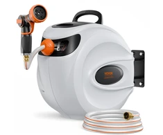 Automatinis sodo žarnos ritinys. sieninis. Ø12 mm. pasukamas 180°. su antgaliu