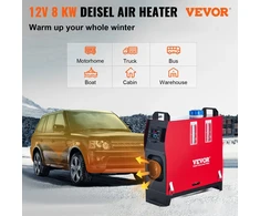 Automobilinis dyzelinis stovėjimo šildytuvas 12V 8kW. LCD termostatas. nuotolinis valdymas
