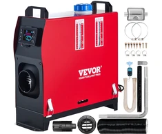 Automobilinis dyzelinis stovėjimo šildytuvas 12V 8kW. LCD termostatas. nuotolinis valdymas