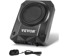 Automobilinis žemų dažnių garsiakalbis po sėdyne. 203 mm. 800 W. su integruotu stiprintuvu