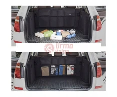 Automobilio sėdynės organizatorius su kišenėmis