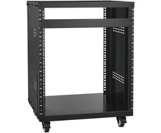 AV stelažas 12U. įrašų studijai. 510x460x700 mm. iki 226.8kg
