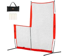 Beisbolo/softbolo mušimo tinklas 2.1x2.1 m. nešiojamas. su krepšiu ir kuoliukais