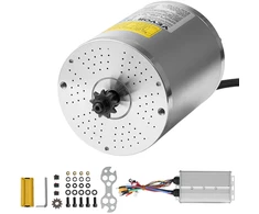 Bešepetėlinio nuolatinės srovės variklio rinkinys 3000 W 72 V 4900 aps/min go-kartams